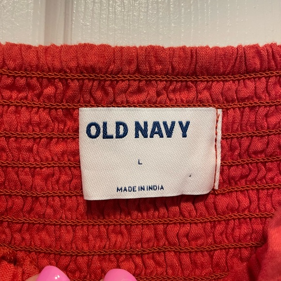 Orange Ruffle Old Navy Top - Picture 3 of 5